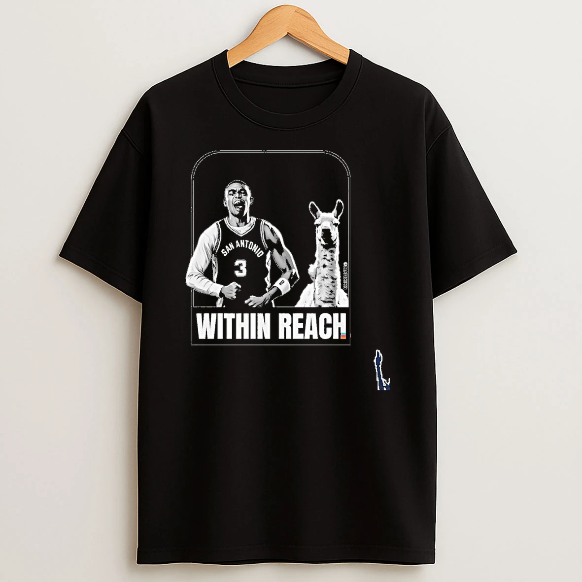 San Antonio Spurs Llama Within Reach T Shirt