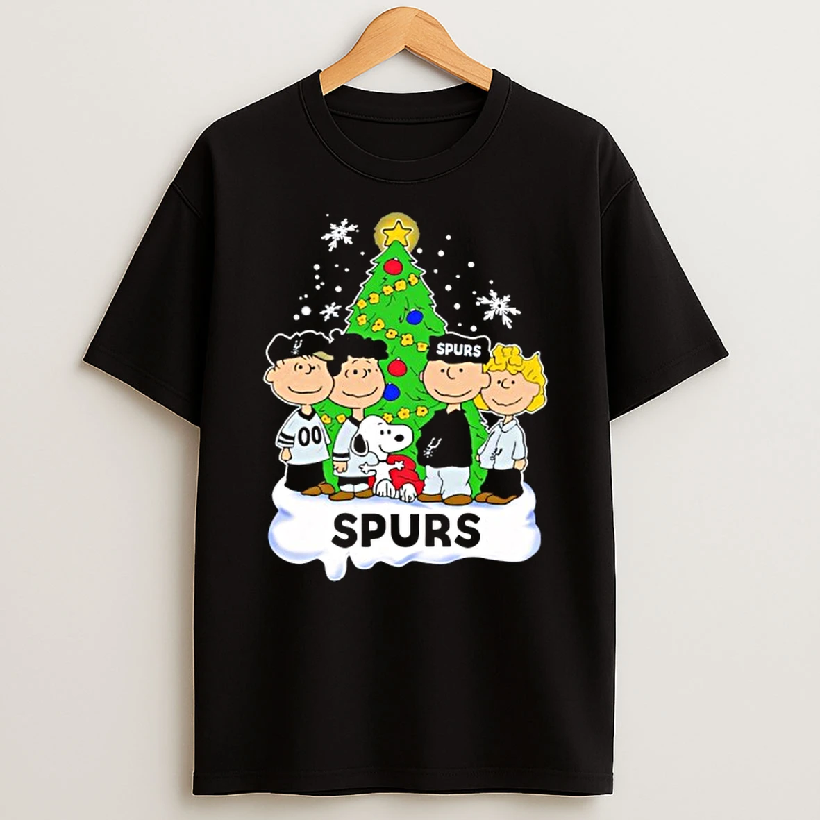 San Antonio Spurs X Snoopy The Peanuts Holiday Christmas T Shirt