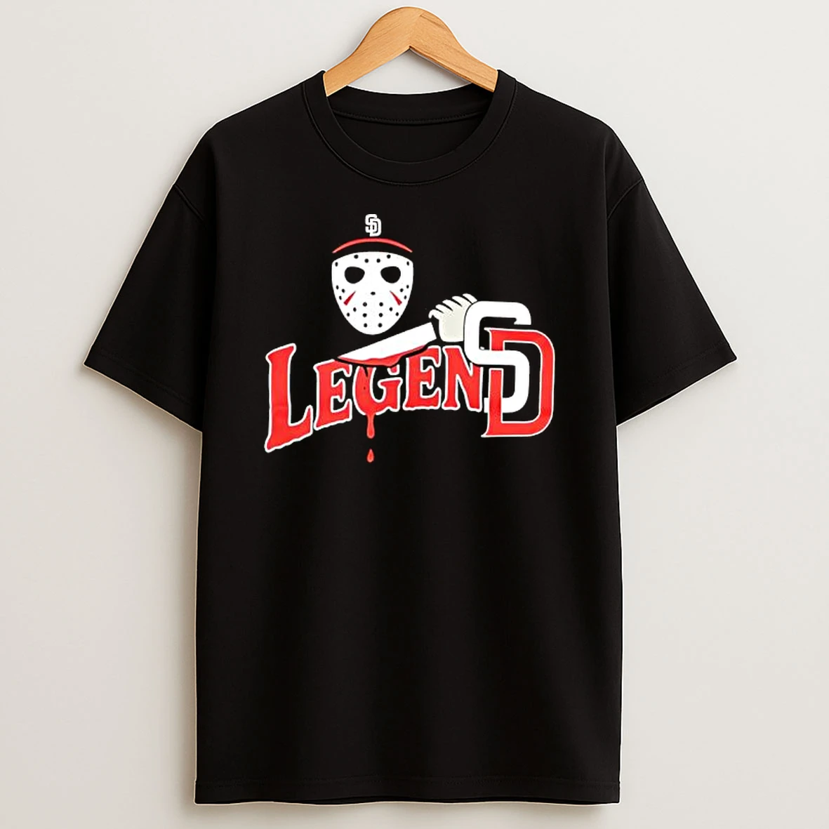 San Diego Padres Legend X Jason Voorhees Hockey T Shirt