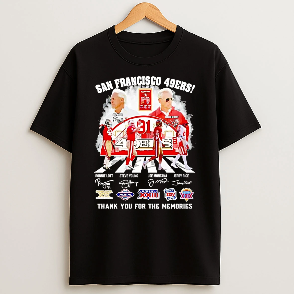 San Francisco 49ers 81 Season Thank You For The Memories T Shirt