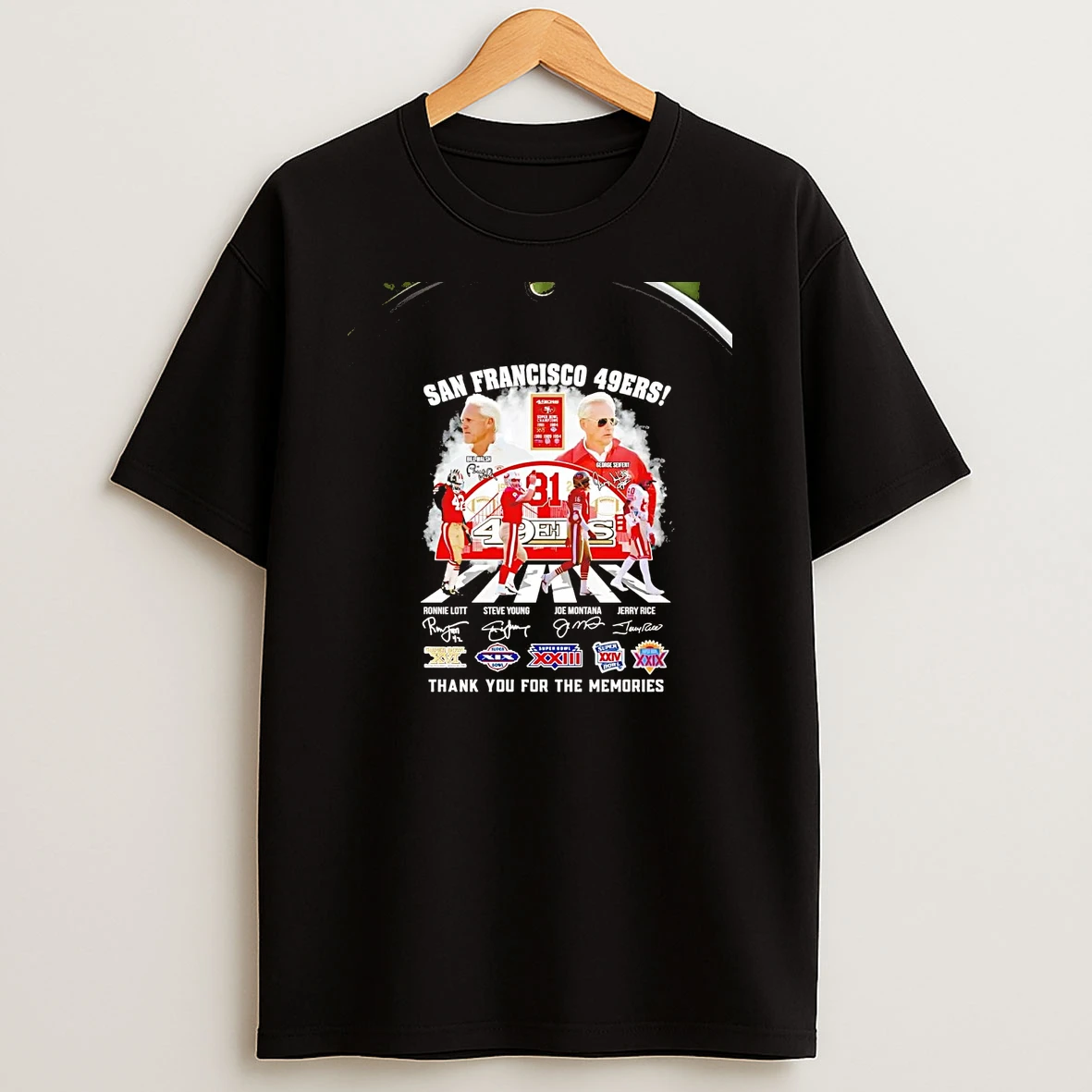 San Francisco 49ers 81 Season Thank You For The Memories Chriast T Shirt