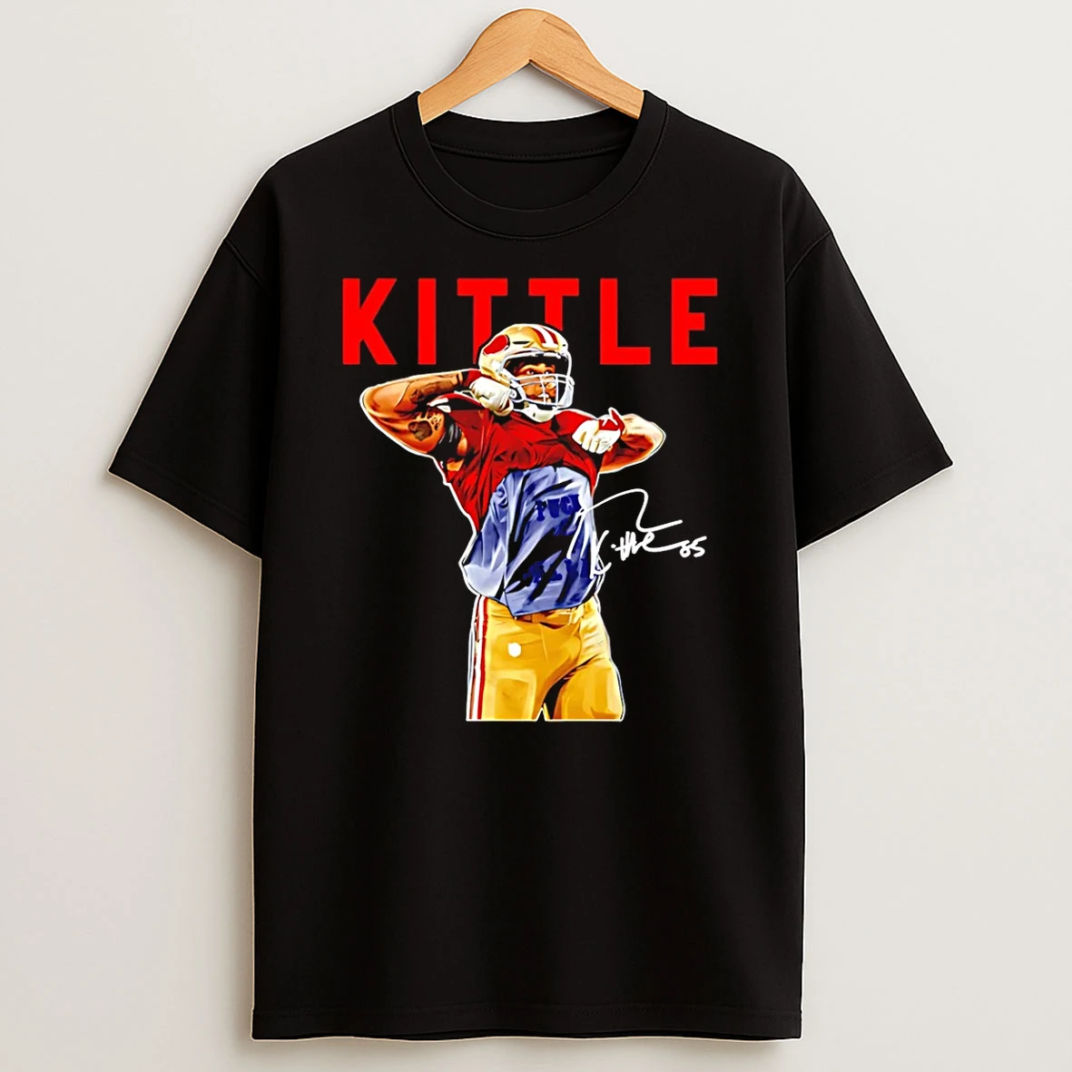 San Francisco 49ers George Kittle F Dallas Kittle Signature Player Collage T Shirt