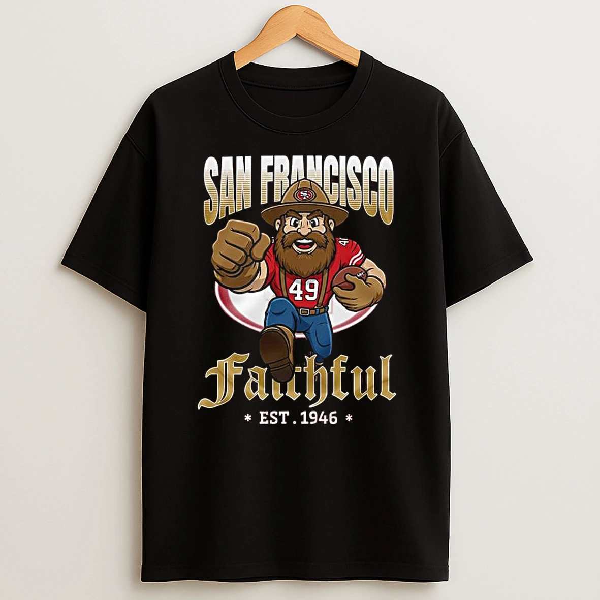 San Francisco 49ers Mascot Faithful 2026 T Shirt