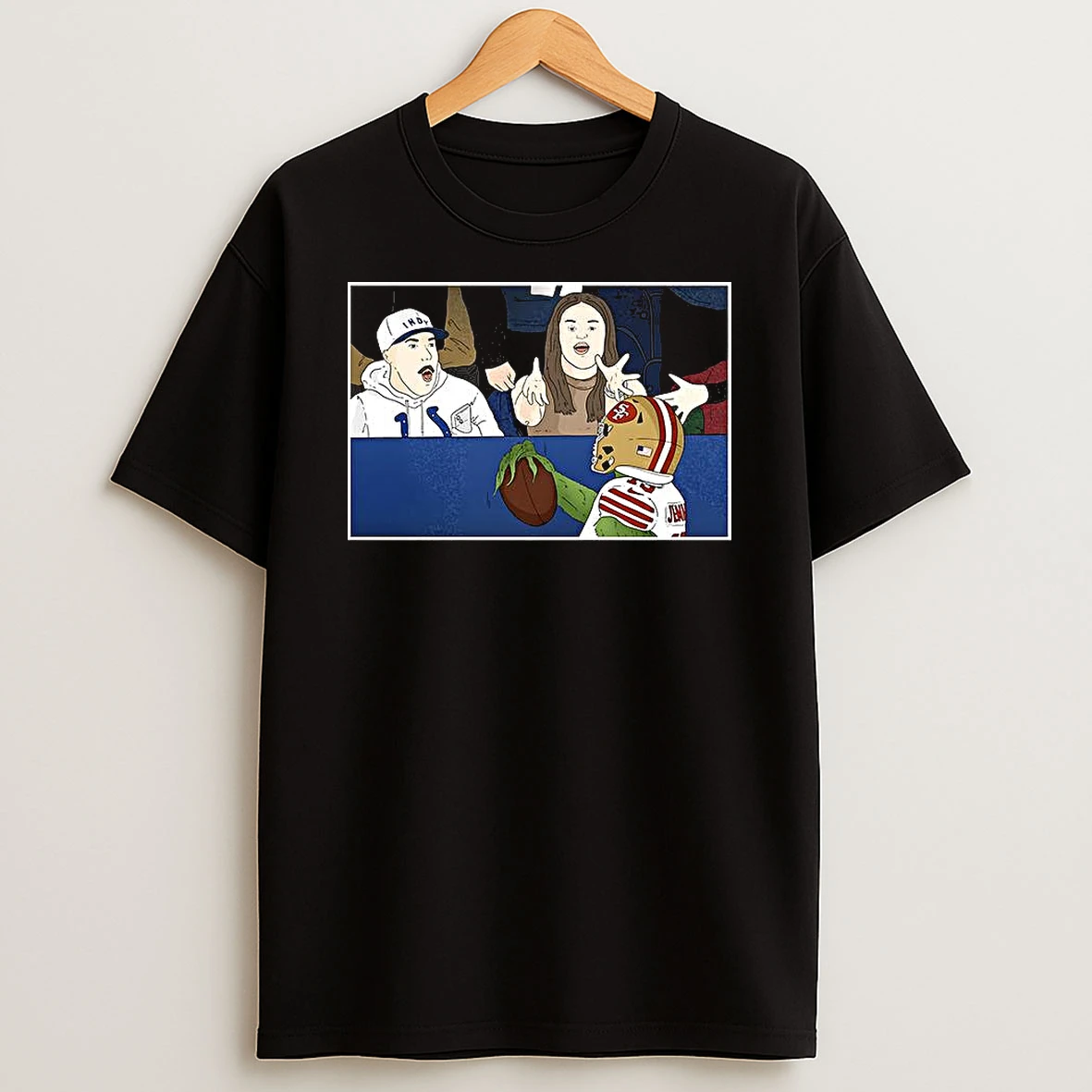 San Francisco 49ers Beat Indianapolis Colts Nfl Grinch Not Today Caricature T Shirt