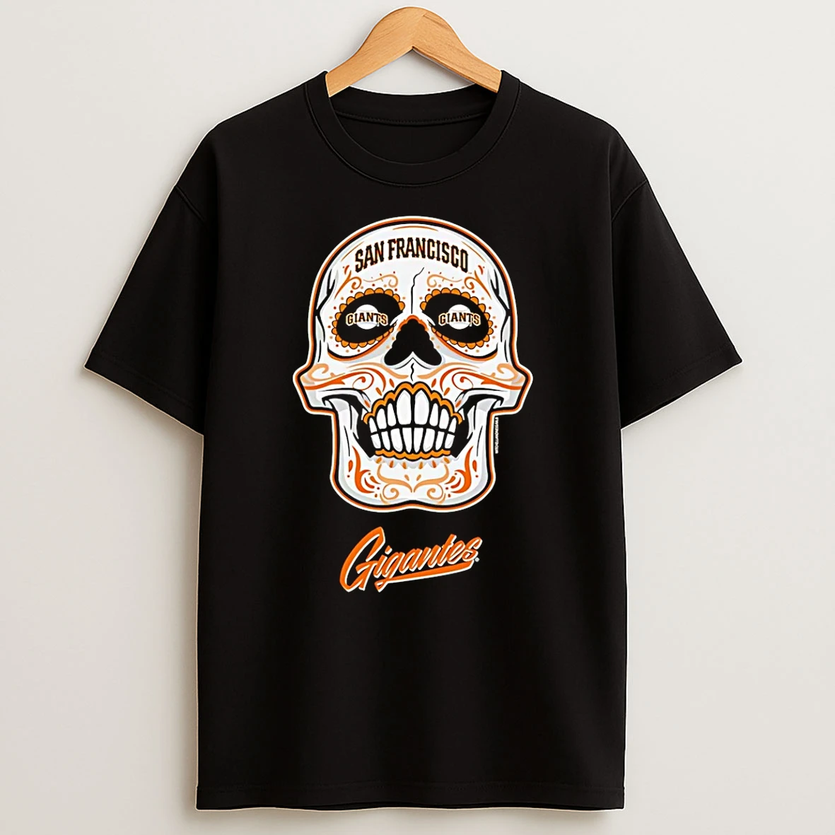 San Francisco Giants Sugar Skull Logo T Shirt