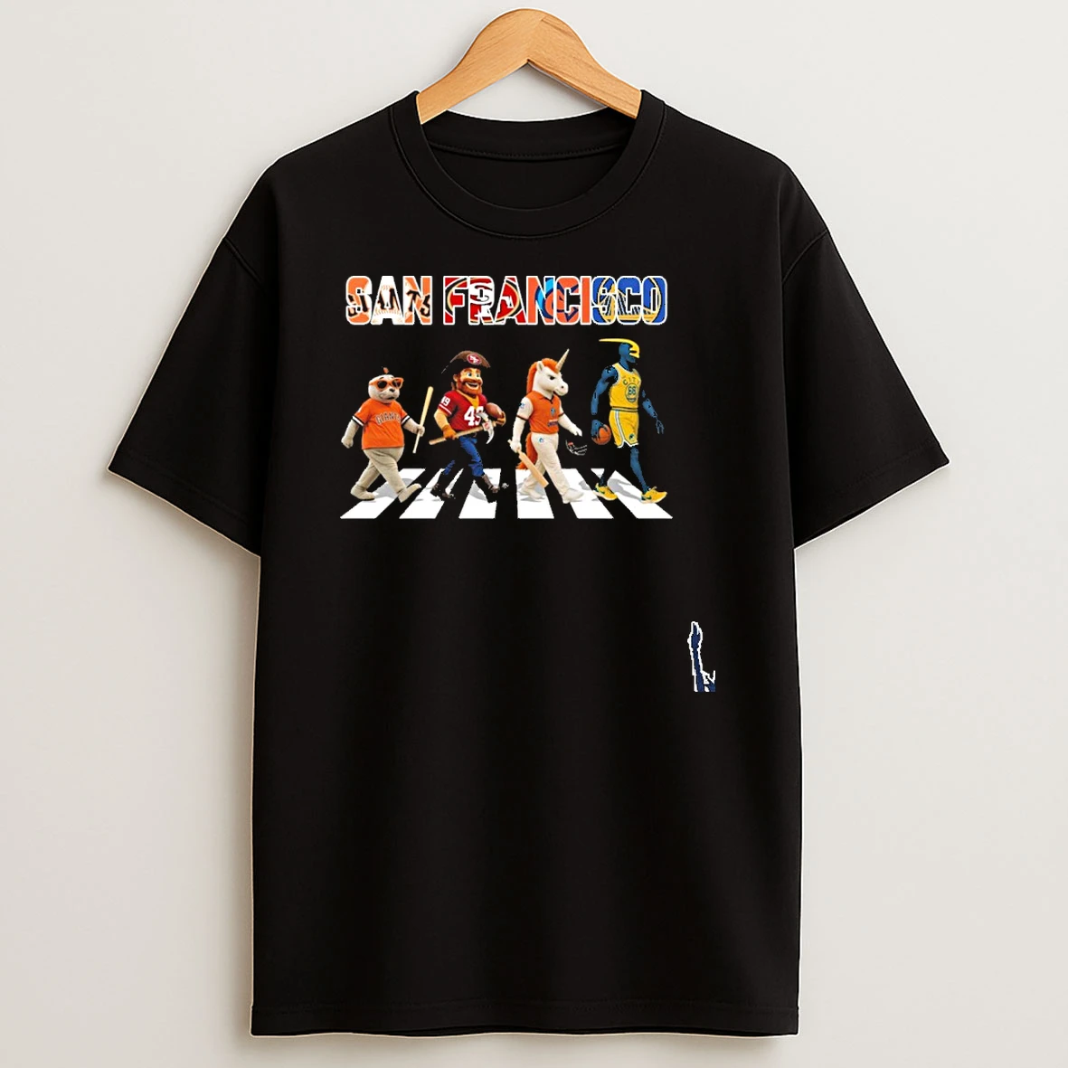 San Francisco Team Sport Mascot Abbey Road T Shirt