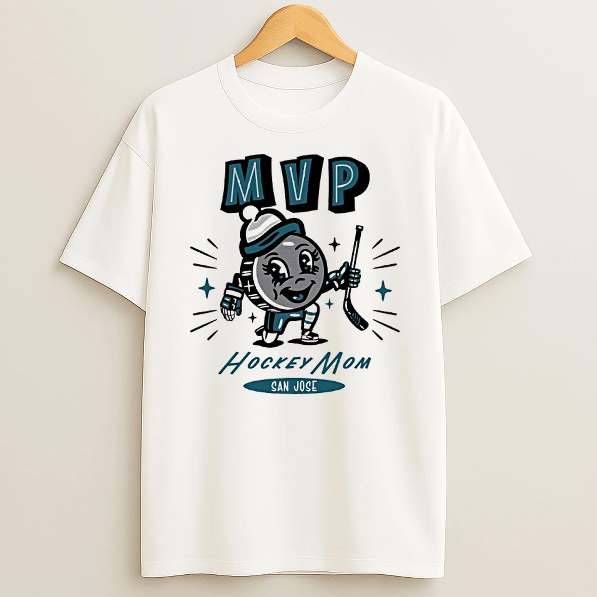 San Jose Sharks 2025 Mvp Hockey Mom T Shirt
