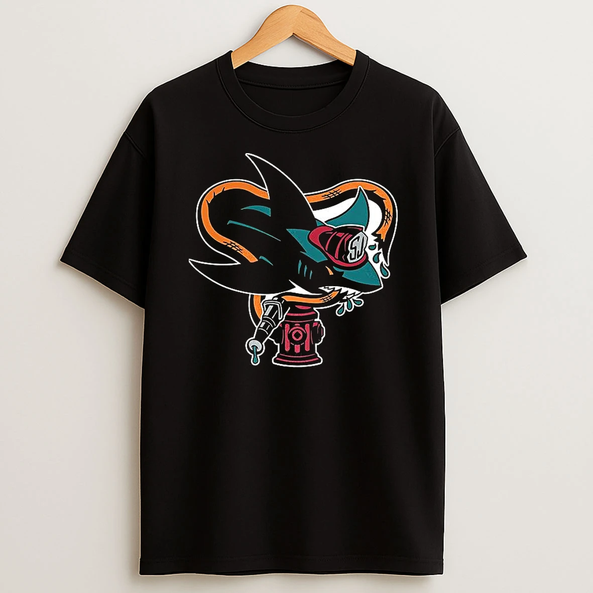 San Jose Sharks Nhl First Responders Night Logo T Shirt