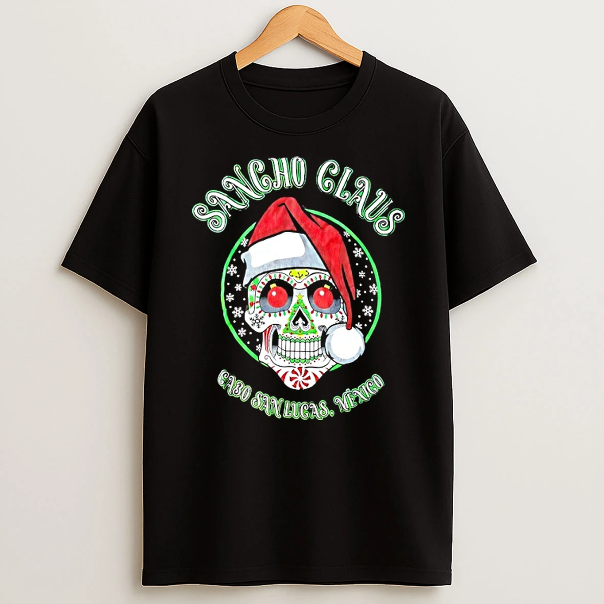 Sancho Claus Cabo San Lucas Mexico Christmas T Shirt