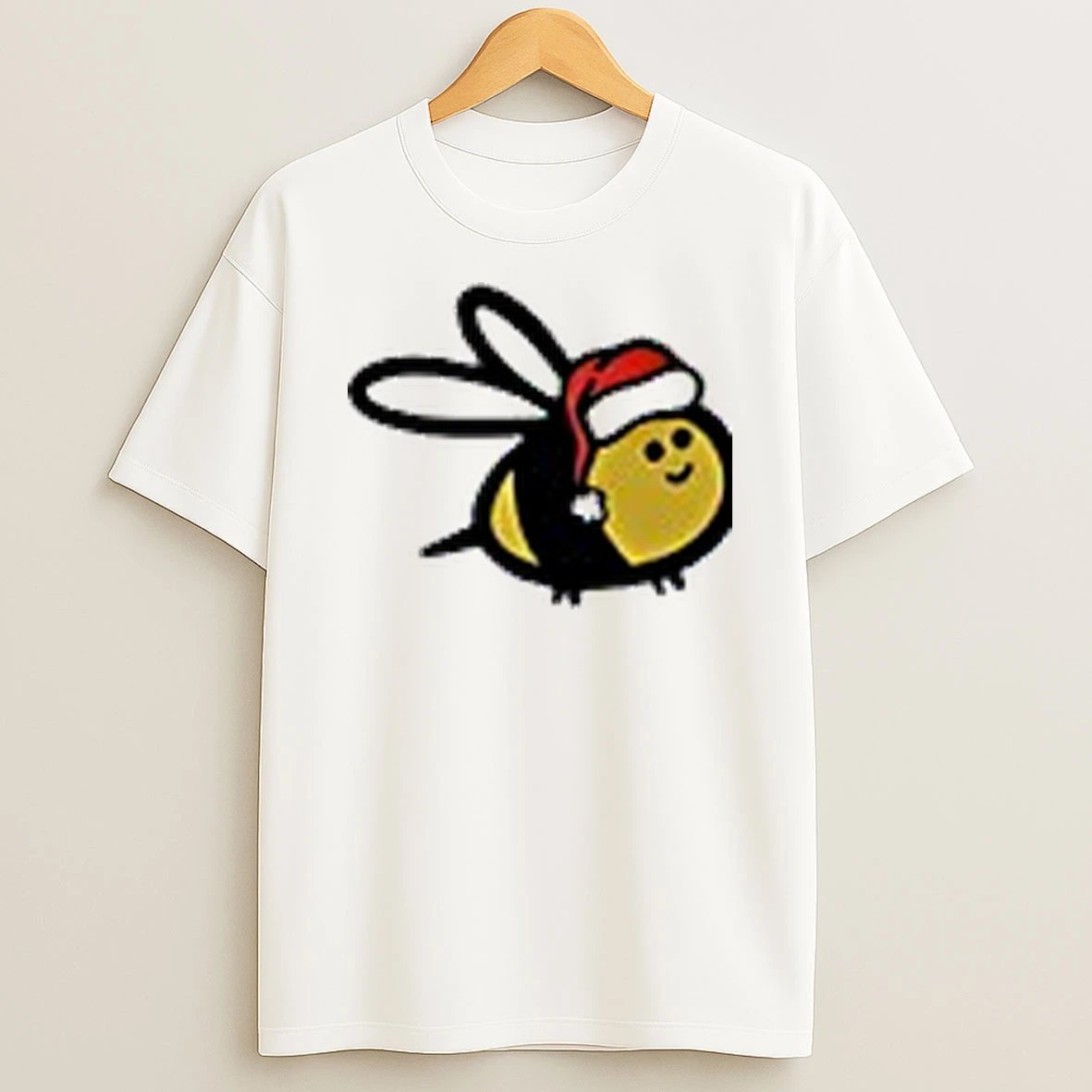 Santa Bee Merry Christmas T Shirt