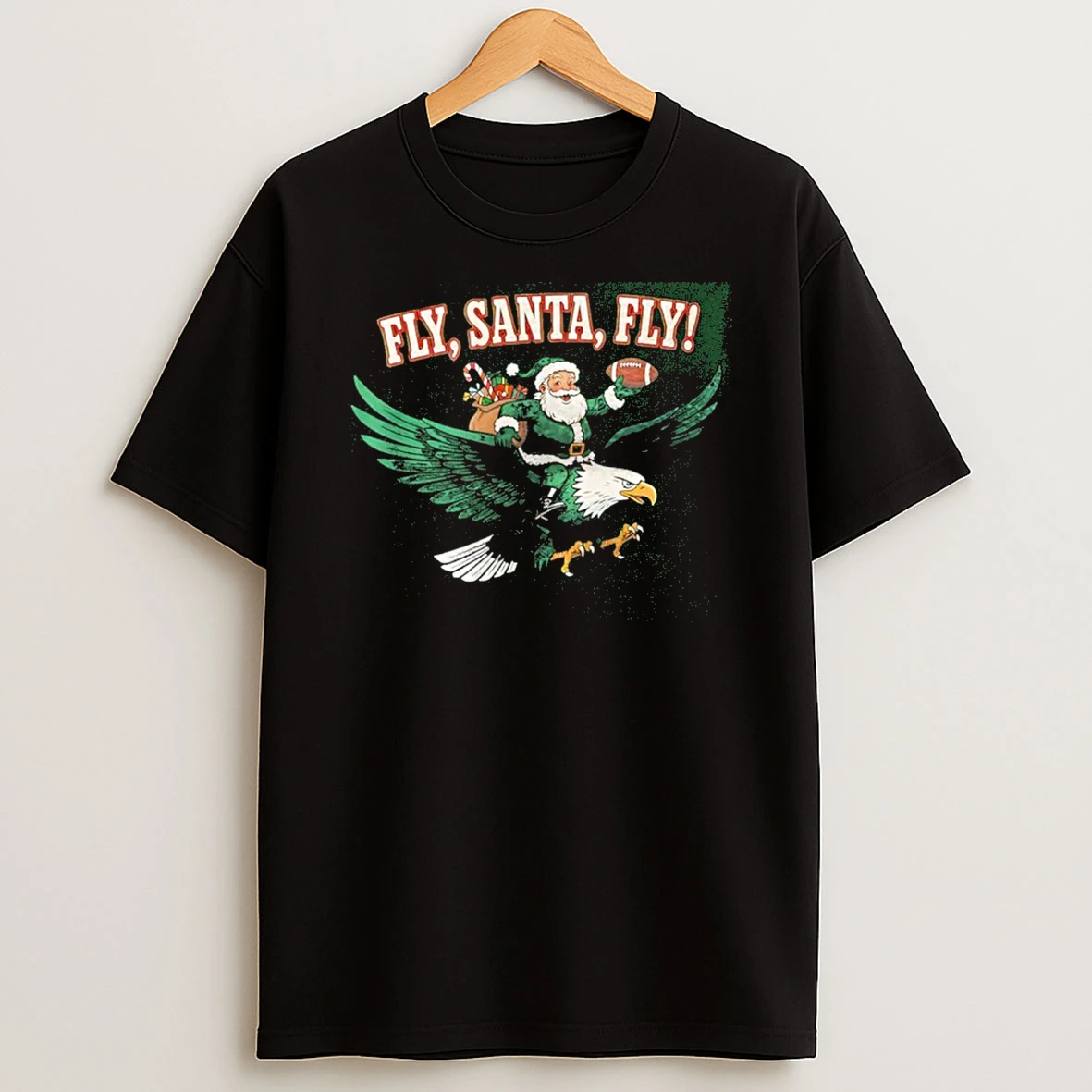 Santa Claus Fly Santa Fly T Shirt