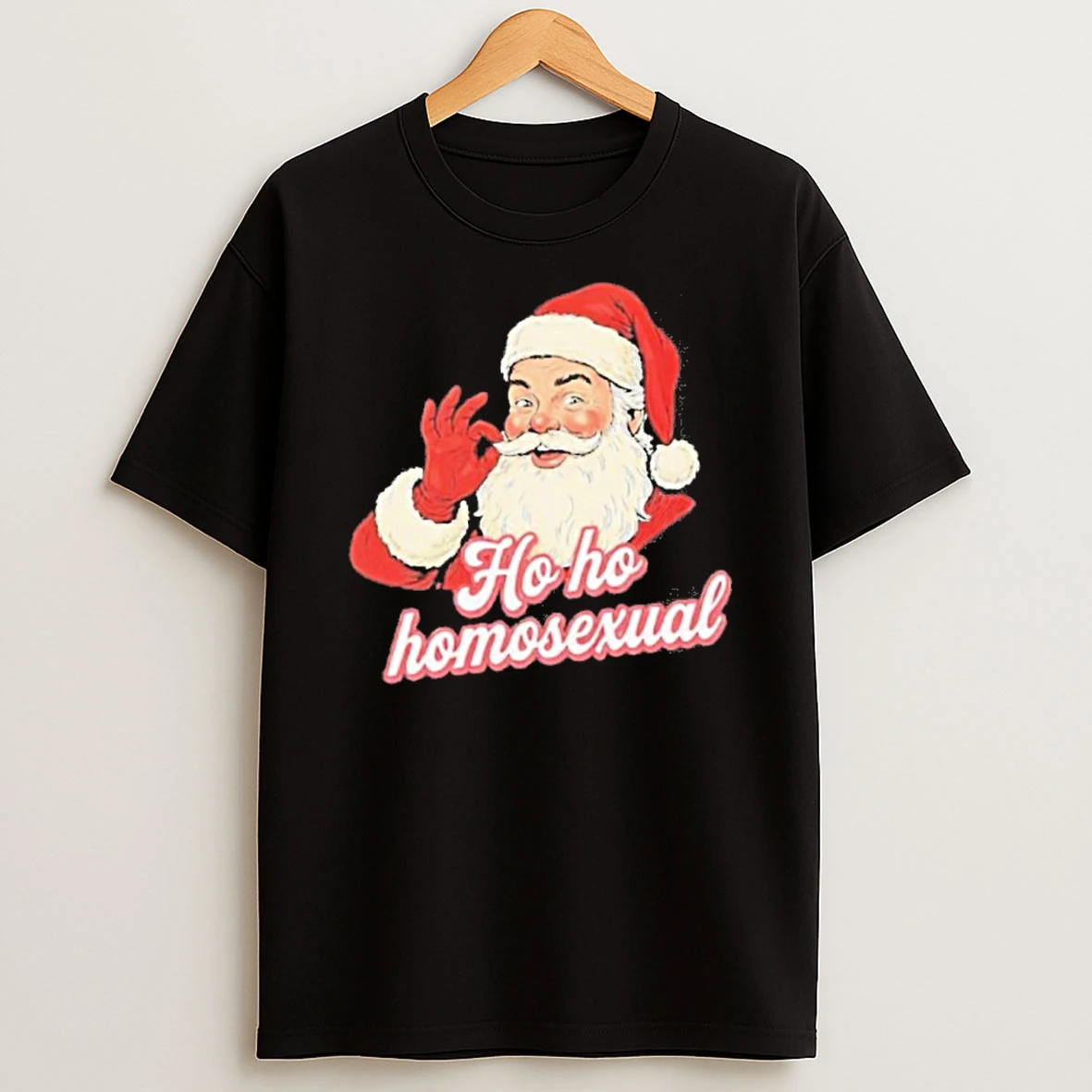 Santa Claus Ho Ho Homosexual T Shirt