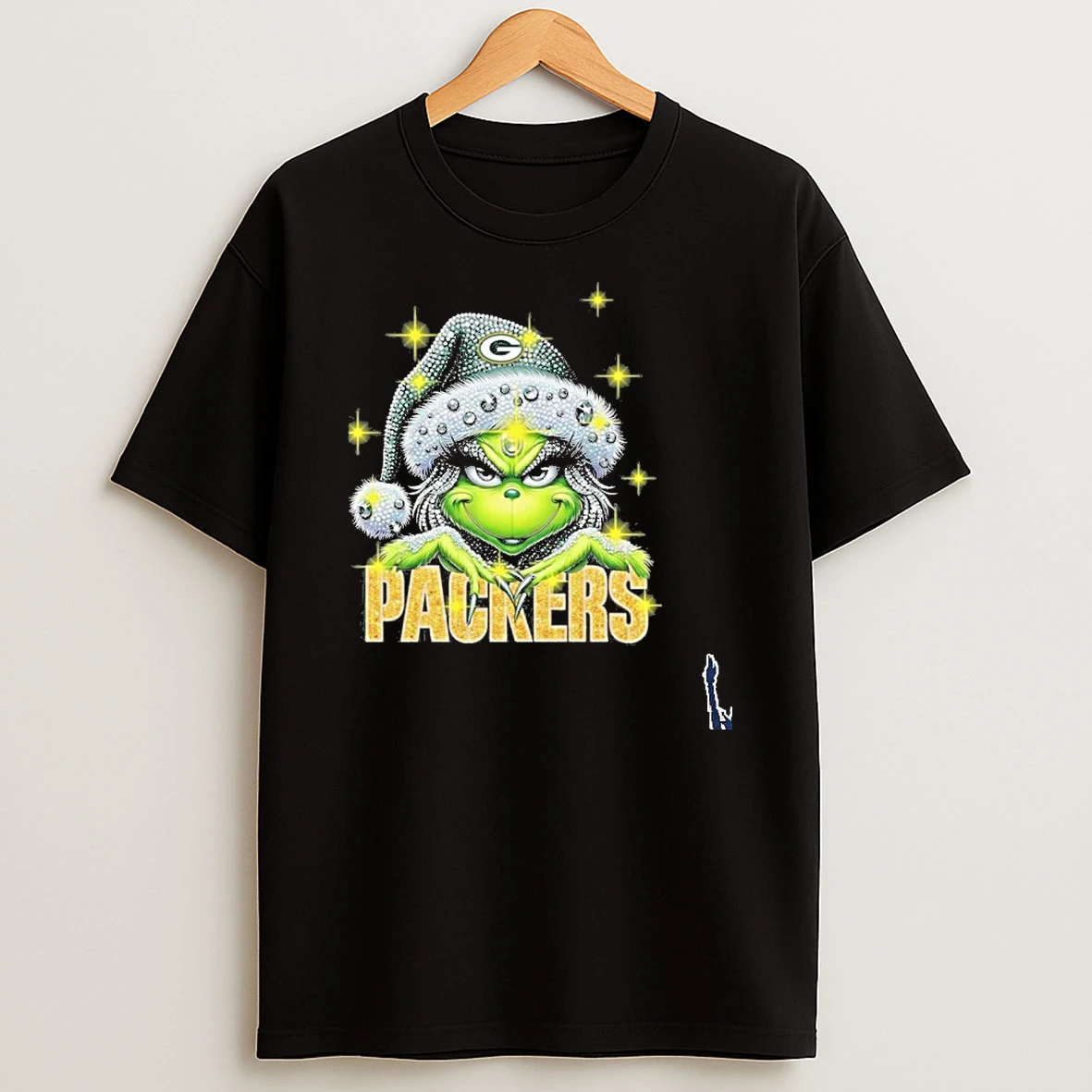 Santa Grinch Packers Diamond T Shirt