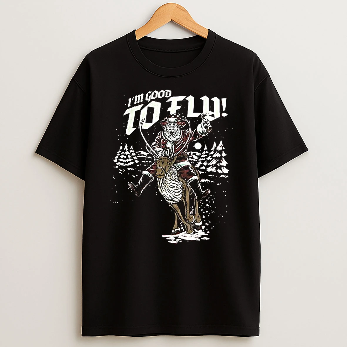 Santa Im Good To Fly Merry Christmas T Shirt