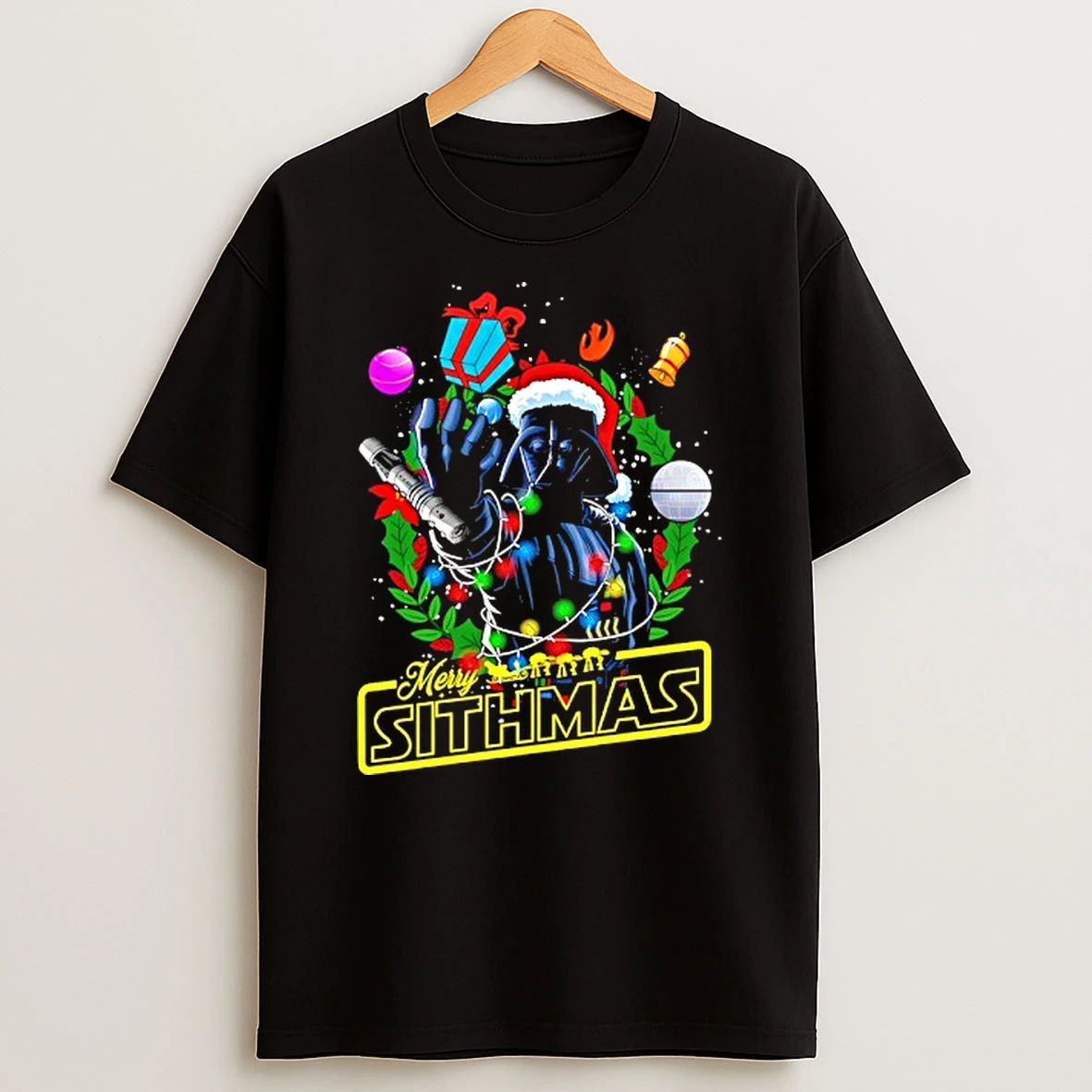 Santa Vader Merry Sithmas T Shirt