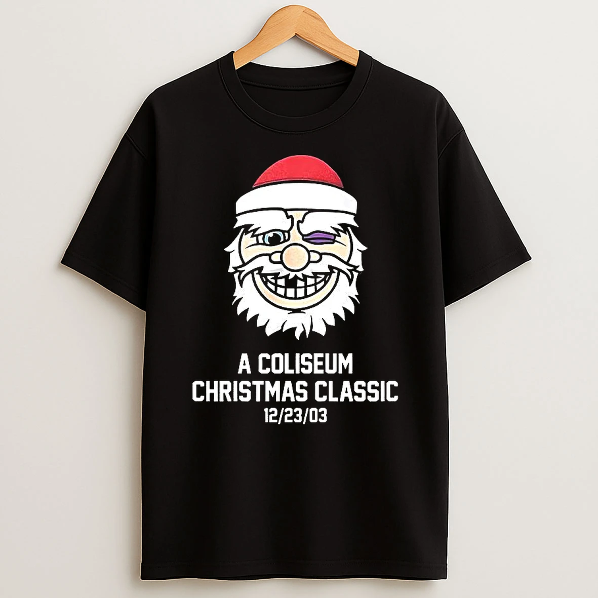 Santa A Coliseum Christmas Classic 12 23 03 Merr Christmas T Shirt