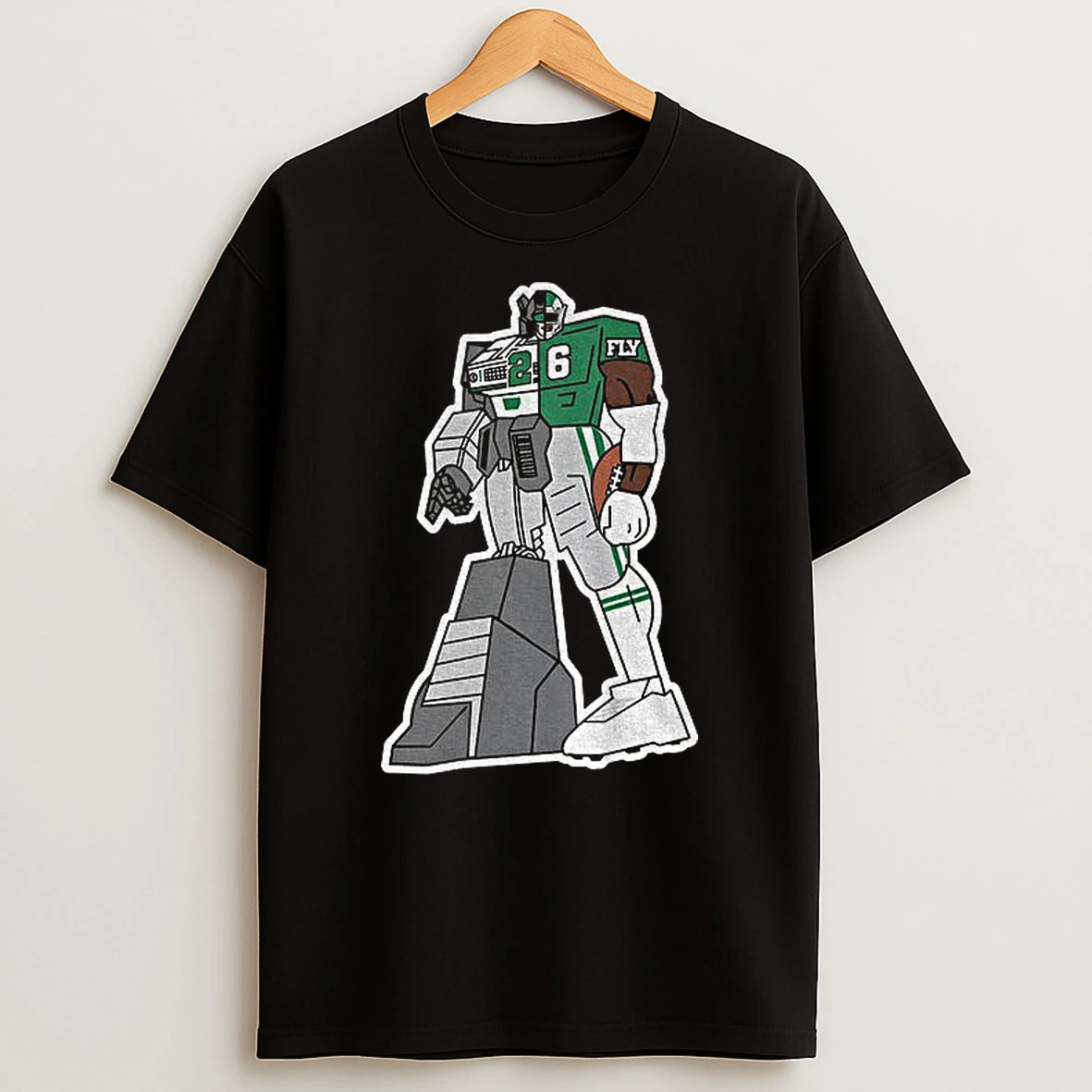Saquon Barkley Philadelphia Eagles Nfl Football Half Robot Transform T Shirt