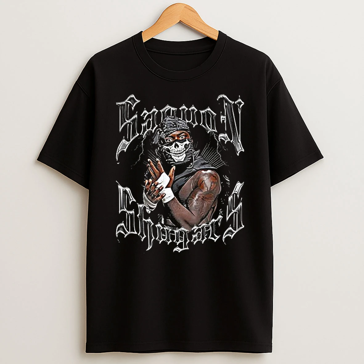 Saquon Shugars Wwe Superstar Pose Name Sparks T Shirt