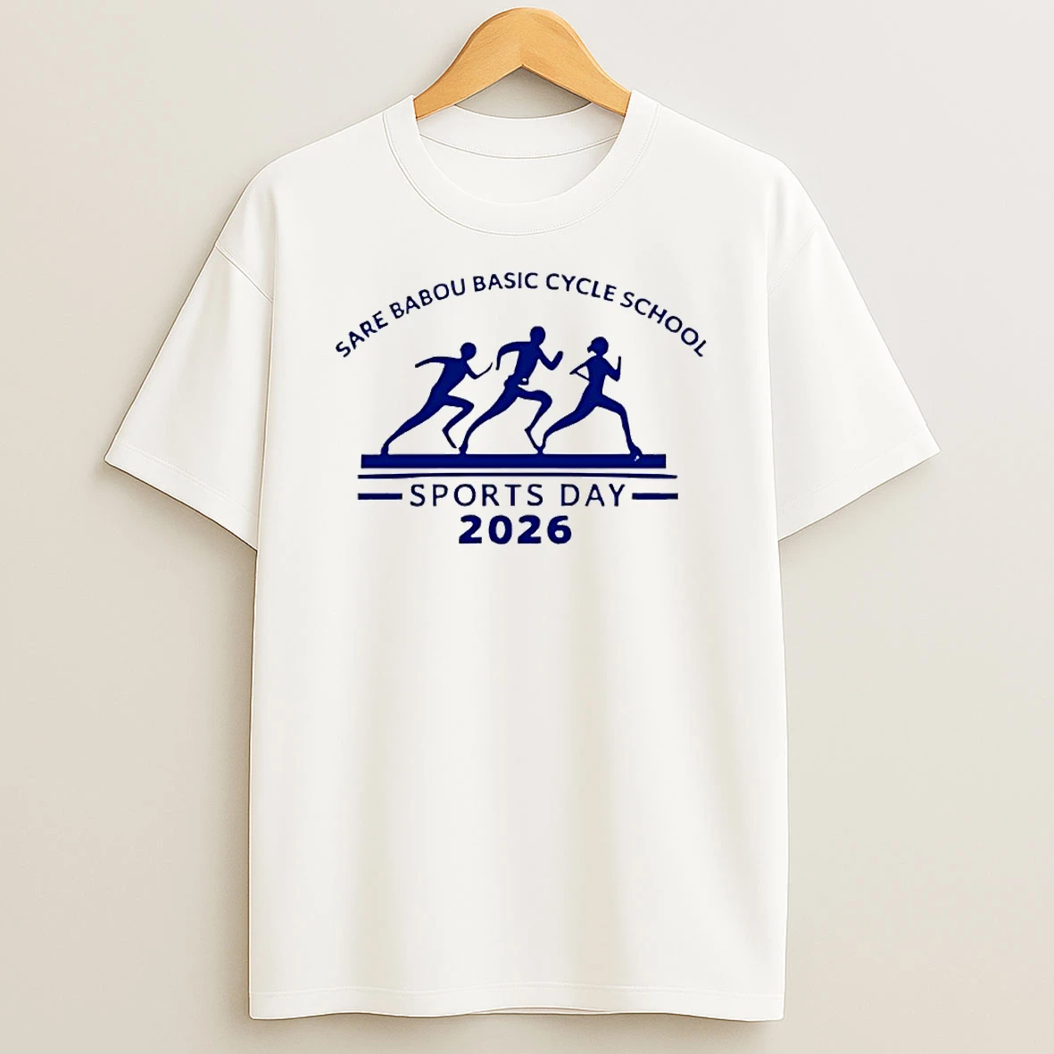 Sare Babou Basic Cycle School Sports Day 2026 T Shirt