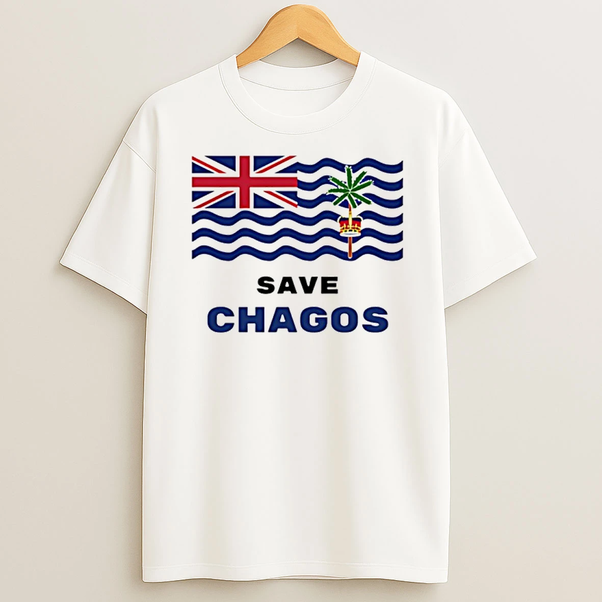 Save Chagos Campaign British Indian Ocean Territory Flag T Shirt