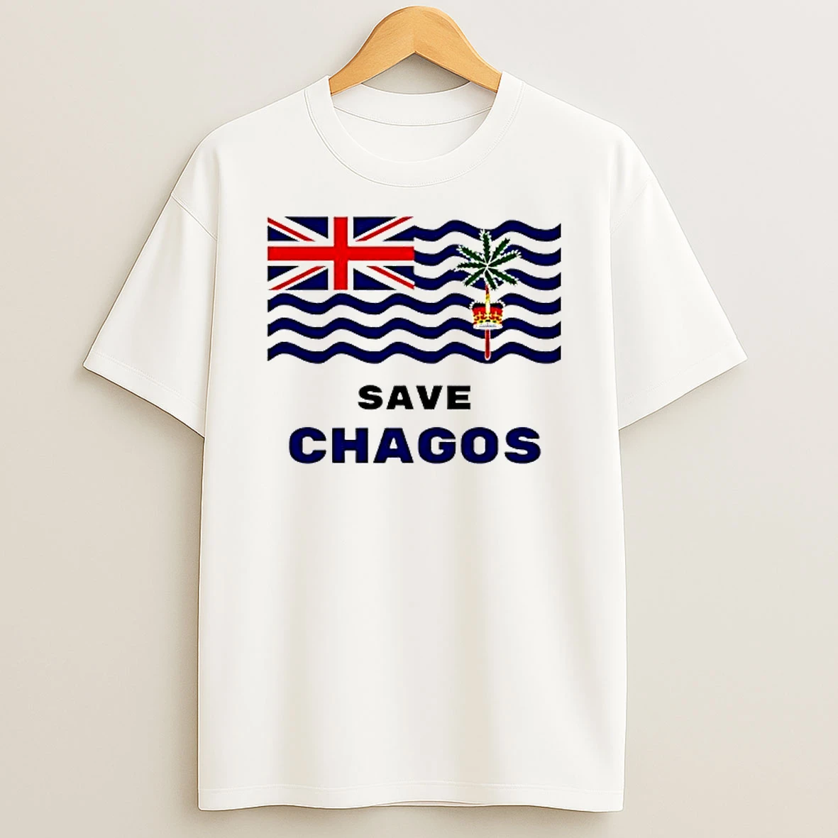 Save Chagos Flag Graphic T Shirt