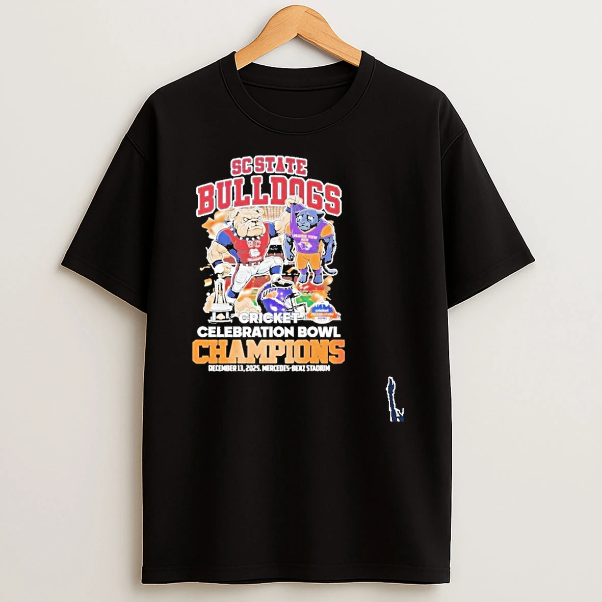 Sc State Bulldogs Mascot Cricket Celebration Bowl Champions T Shirt