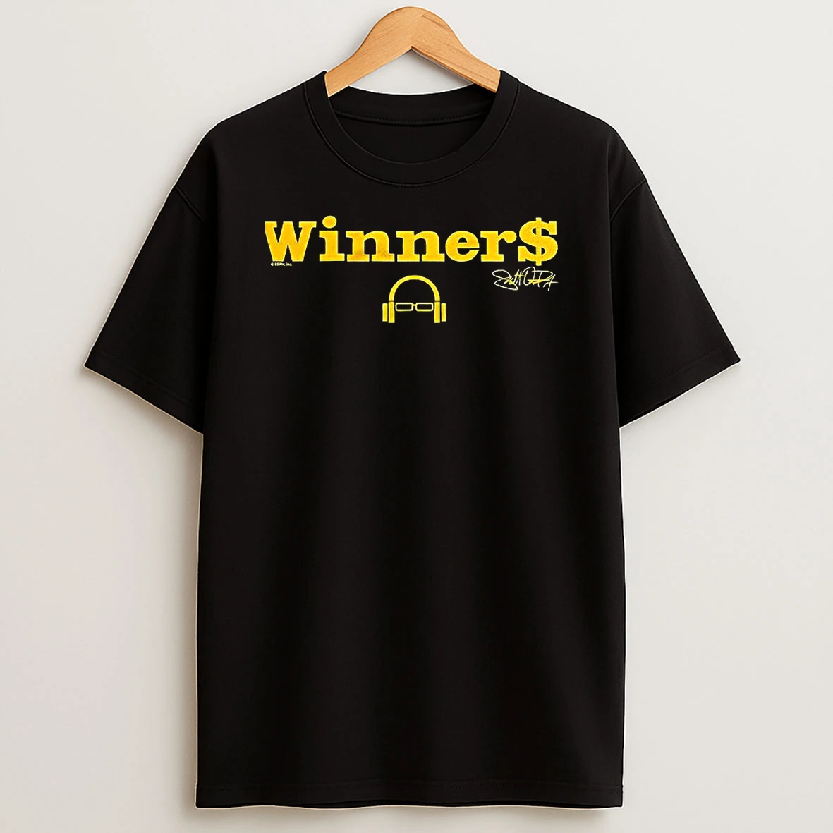 Scott Van Pelt Podcast Winner Signature Logo T Shirt