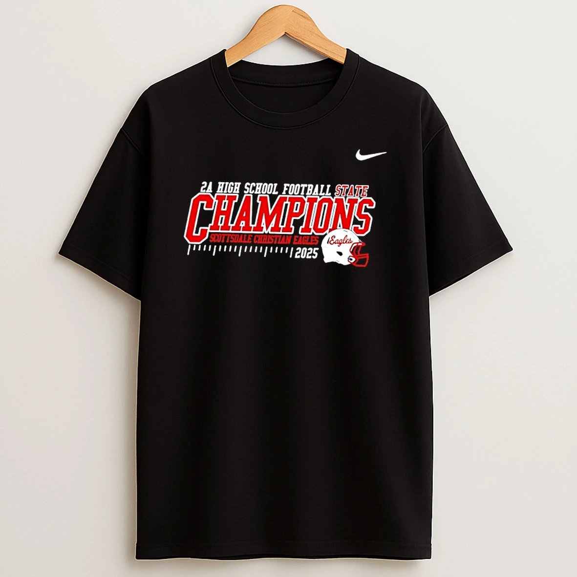 Scottsdale Christian Eagles 2025 2a High School Football State Champions T Shirt