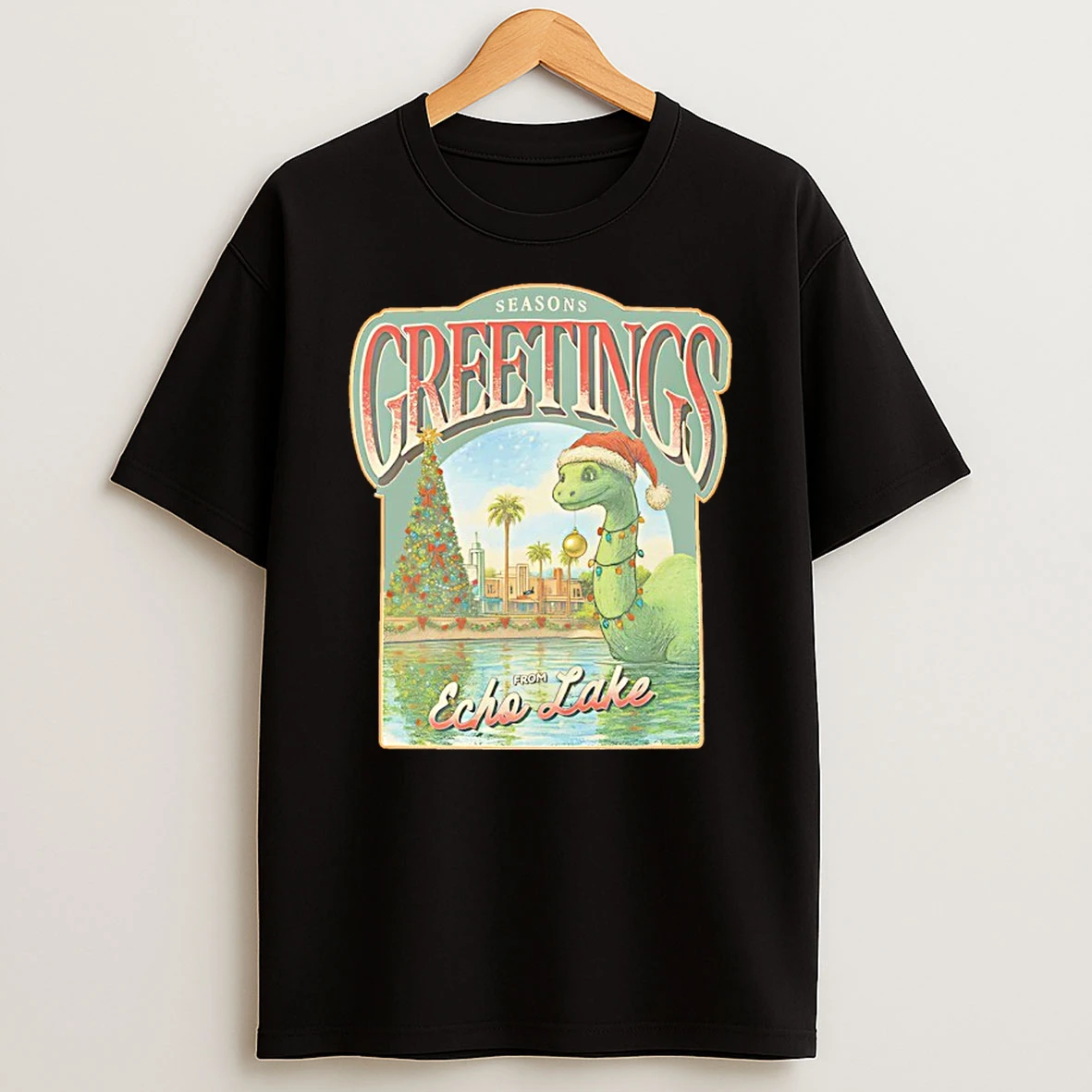 Seasons Greetings From Echo Lake Christmas 2025 T Shirt