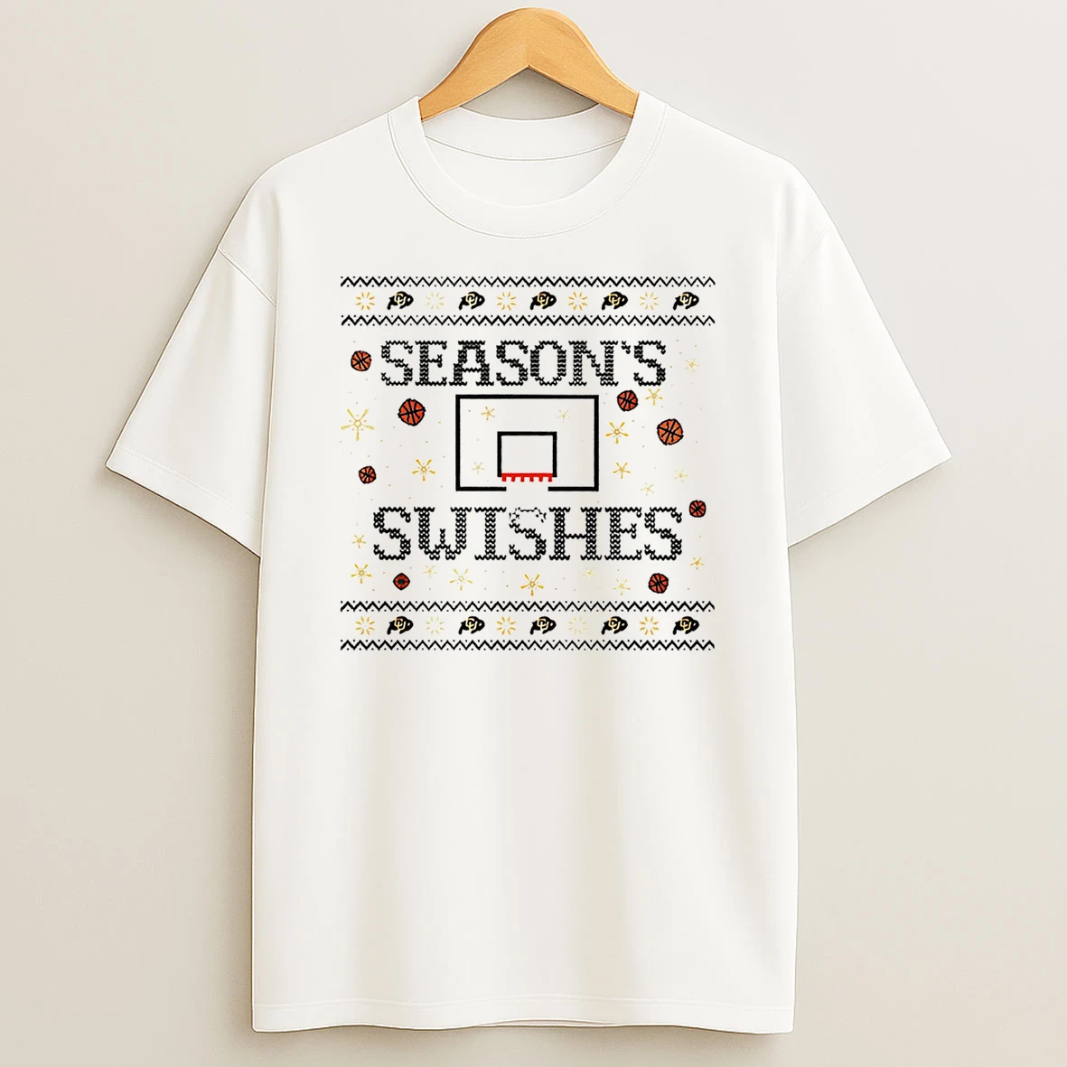 Seasons Swishes Colorado Womens Basketball T Shirt
