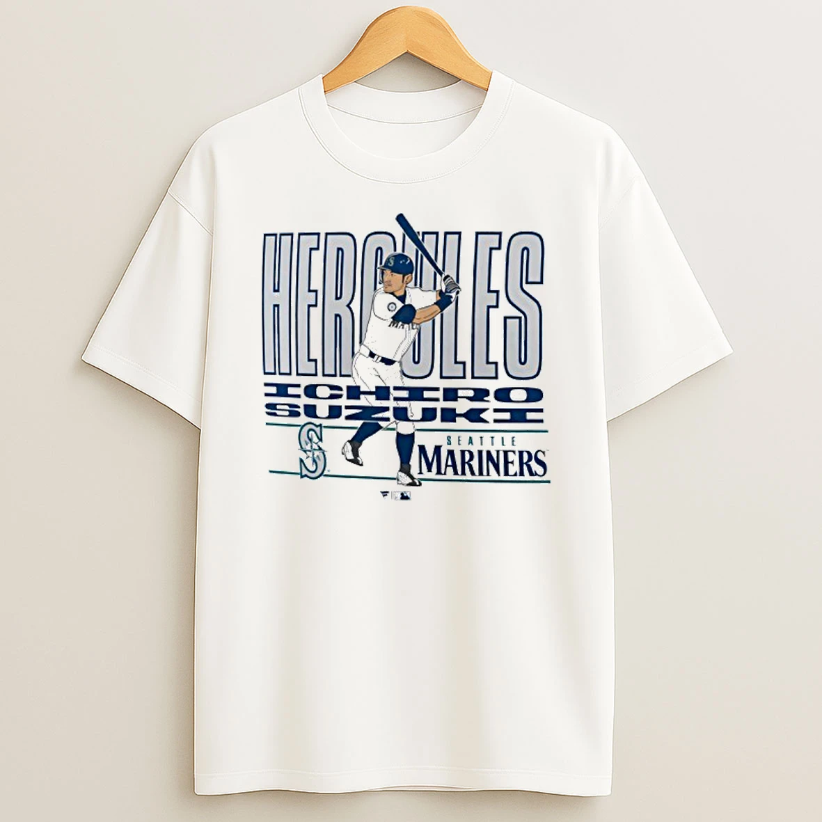 Seattle Mariners Ichiro Suzuki Cooperstown Collection Player T Shirt