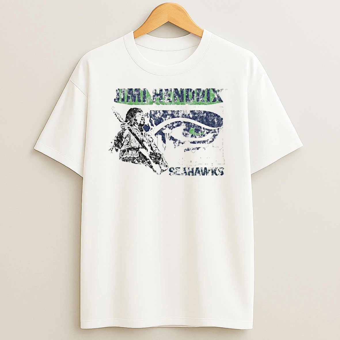 Seattle Seahawks Ceremony Of Roses Jimi Hendrix Vintage T Shirt