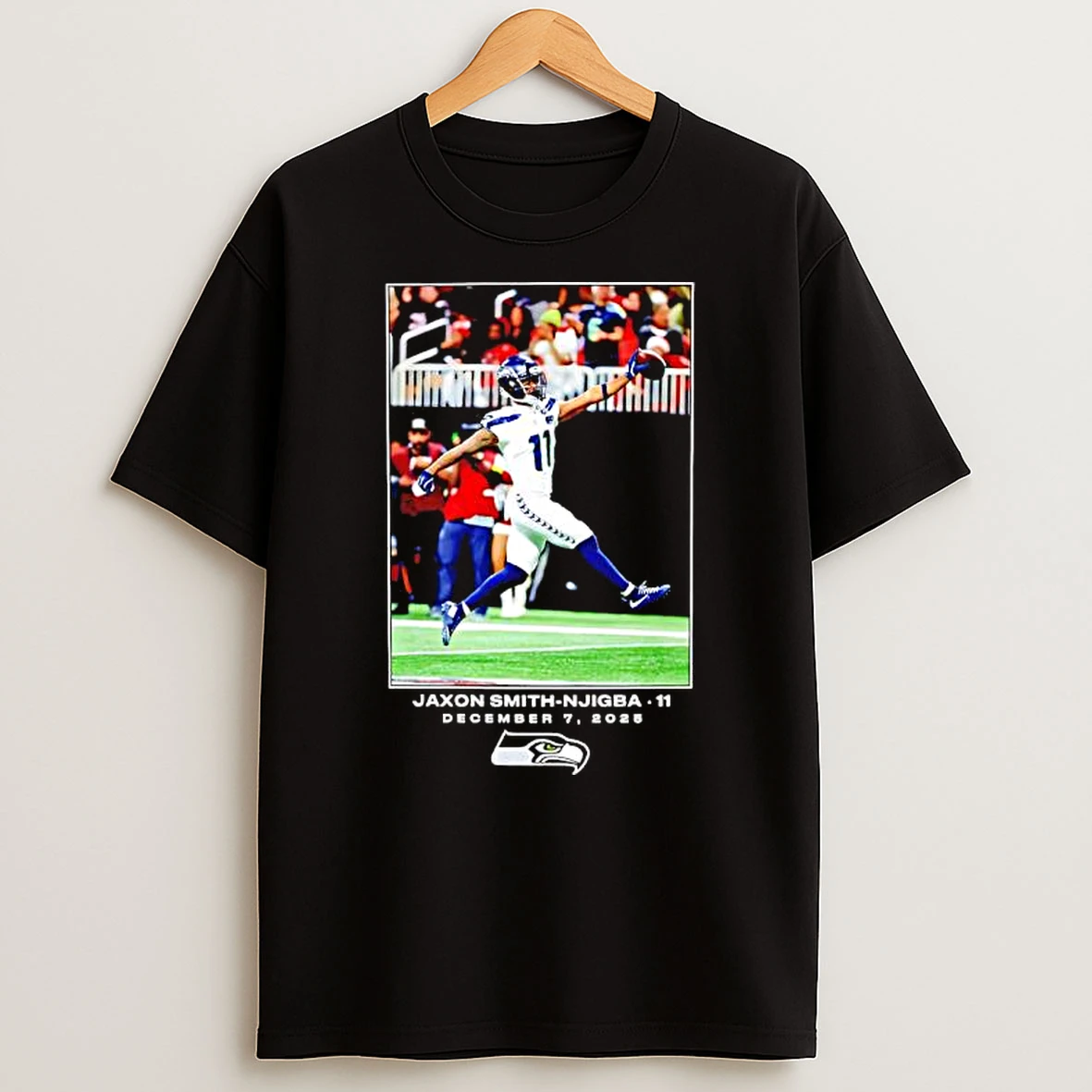 Seattle Seahawks Jaxon Smith Njigba December 7th 2025 Nfl Flash Features T Shirt