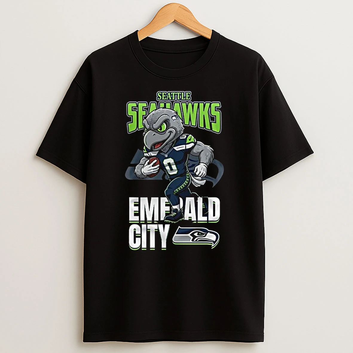 Seattle Seahawks Mascot Emerald City 2026 T Shirt