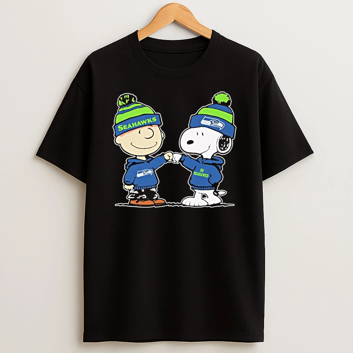 Seattle Seahawks Snoopy And Charlie Brown Best Friends T Shirt