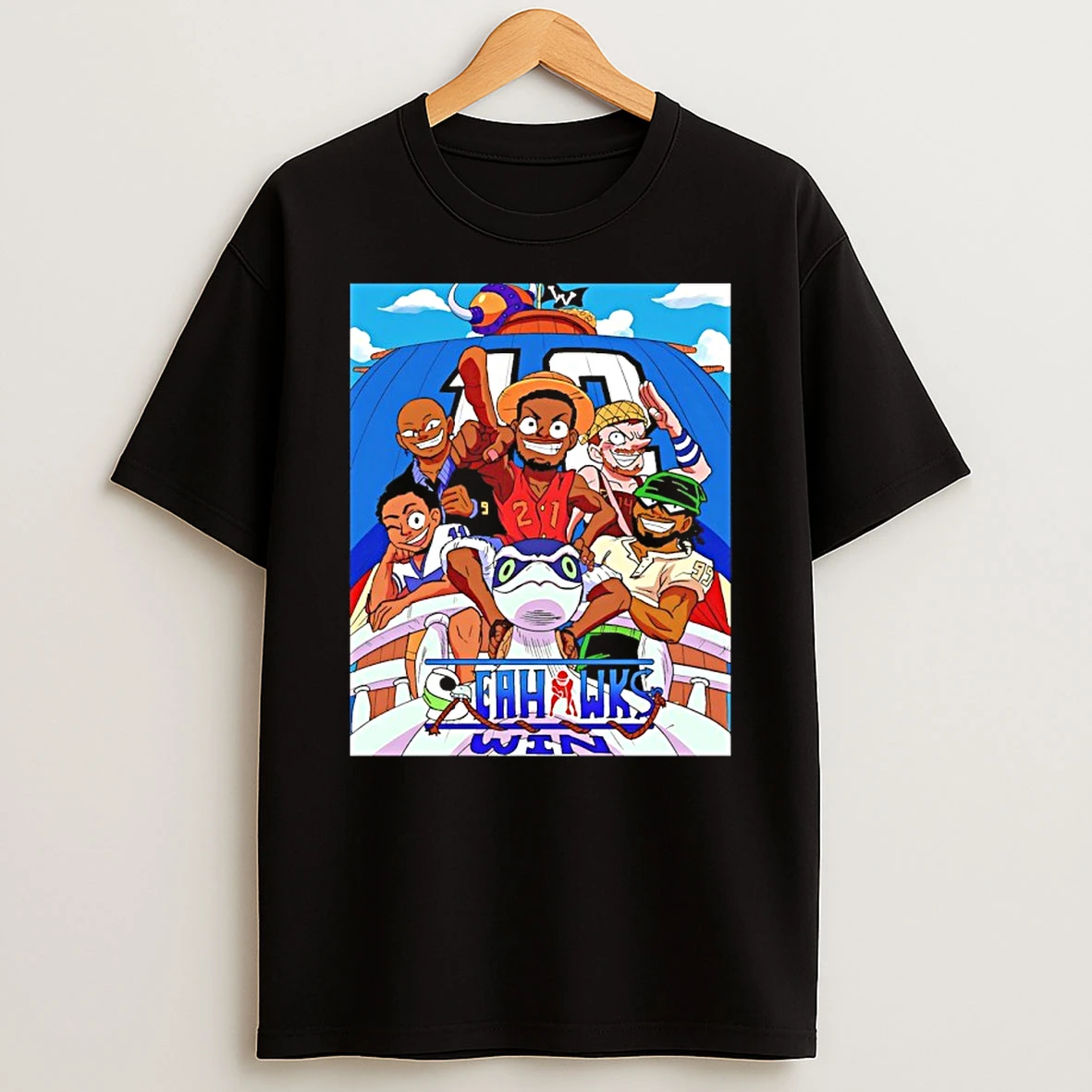 Seattle Seahawks Win X One Piece T Shirt