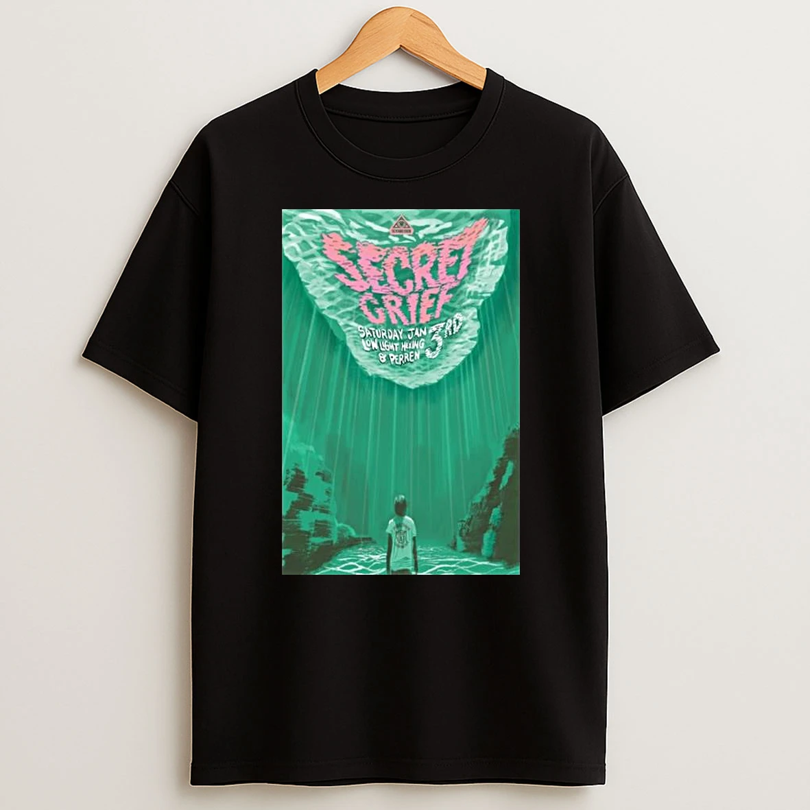Secret Grief Grand Rapids Mi January 3 2026 Concert T Shirt