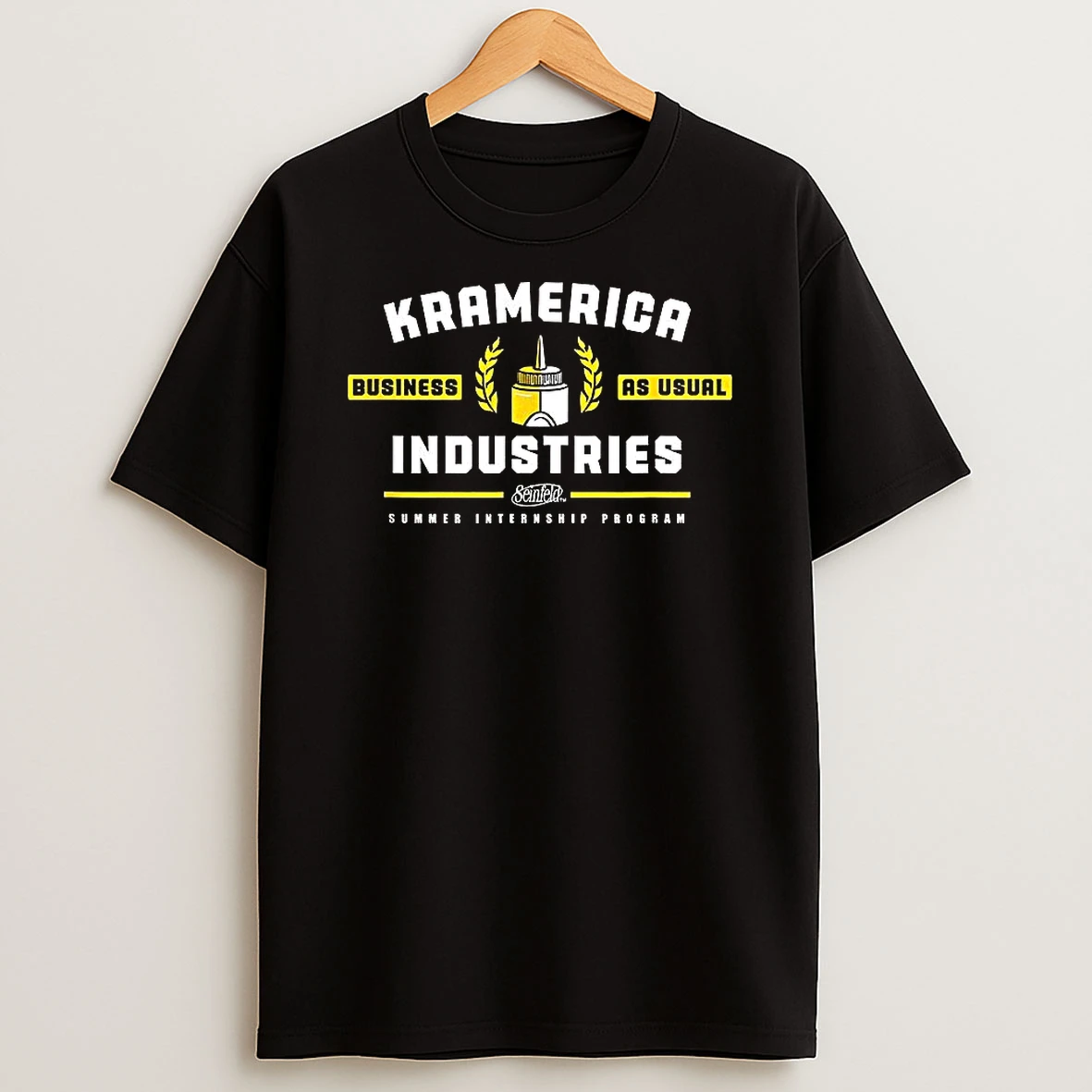 Seinfeld Kramerica Industries Business As Usual Summer Internship Program T Shirt