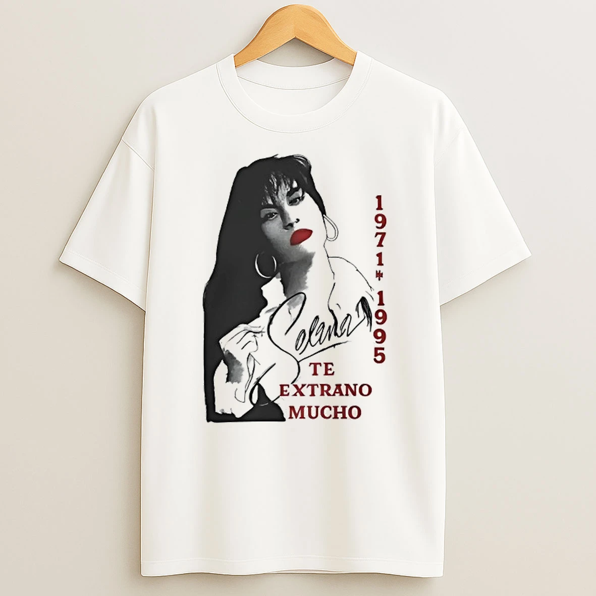 Selena Quintanilla 1971 1995 Te Extrano Mucho T Shirt