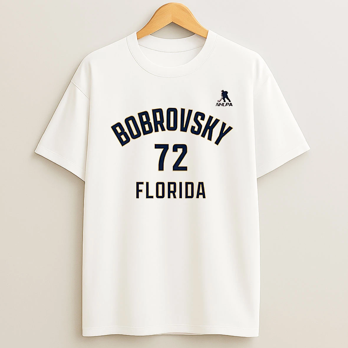Sergei Bobrovsky Name And Number Florida Panthers T Shirt