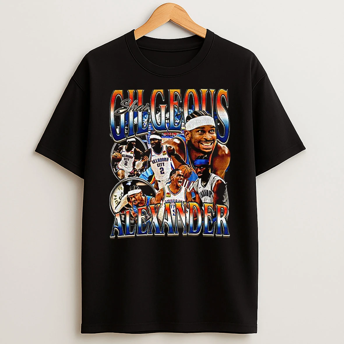 Shai Gilgeous Alexander Oklahoma City Thunder Nba Basketball Vintage T Shirt