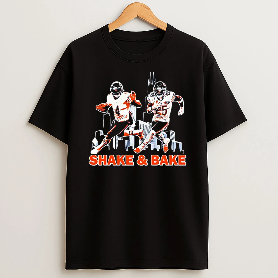 Shake And Bake Swift And Monangai Chicago Bears T Shirt