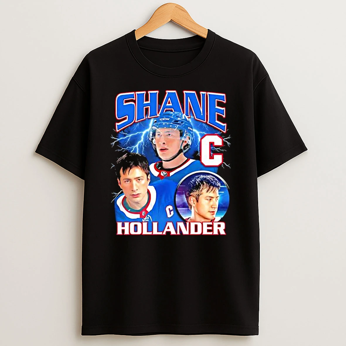Shane Hollander Rival Hockey Show Rap Graphic T Shirt