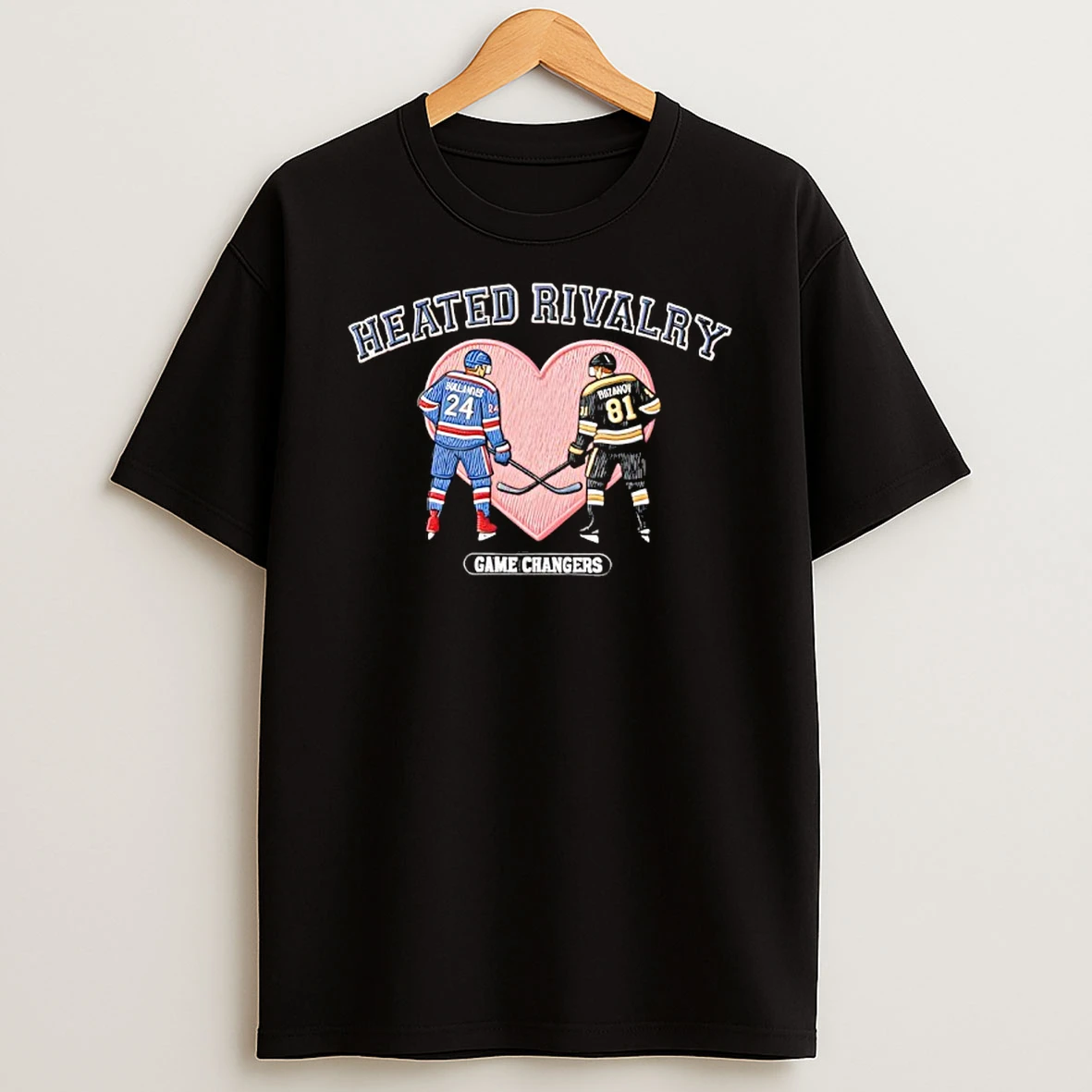 Shane Hollander And Ilya Rozanov Heated Rivalry Game Changers T Shirt
