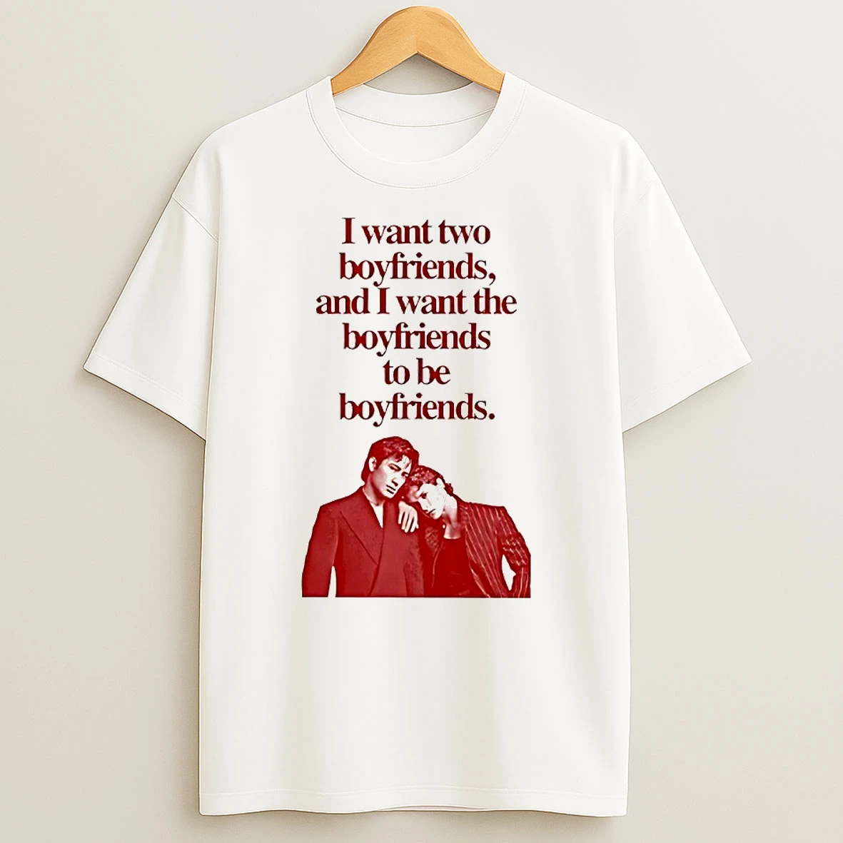 Shane And Ilya Heated Rivalry I Want Two Boyfriends And I Want The Boyfriends To Be Boyfriends Circle T Shirt