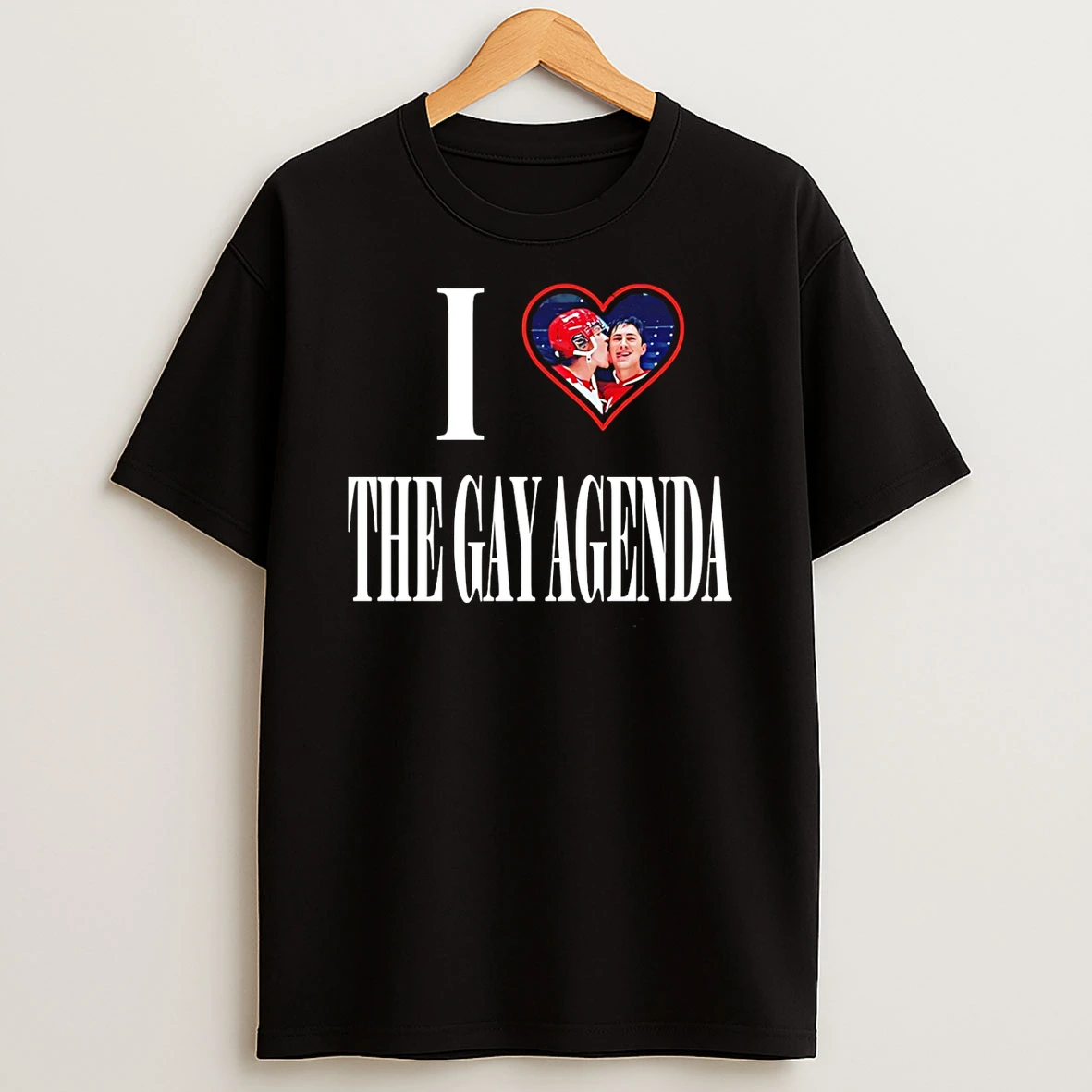 Shane And Ilya I Love The Gay Agenda Hockey T Shirt