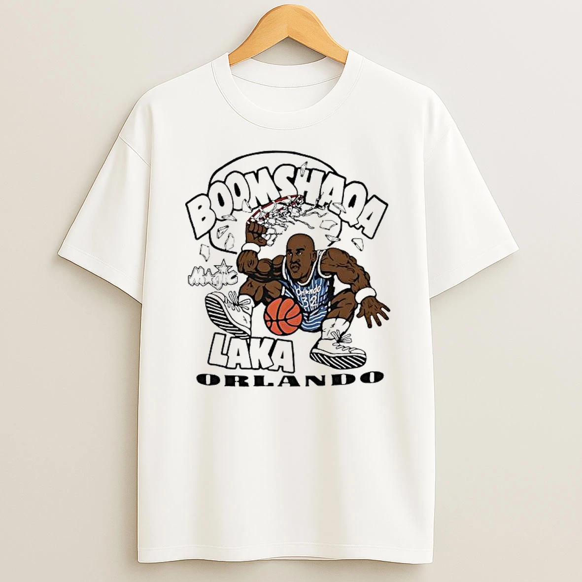 Shaquille Oneal Orlando Magic Boomshaqalaka T Shirt