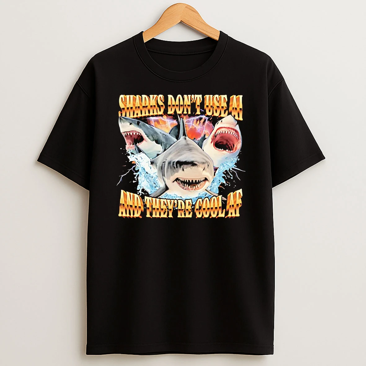 Sharks Dont Use Ai And Theyre Cool Af T Shirt