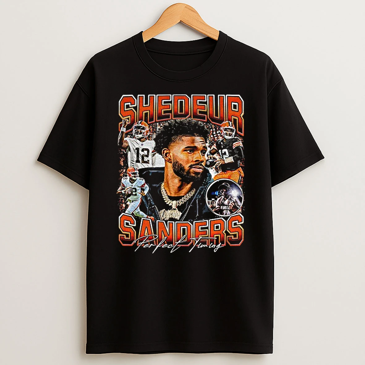 Shedeur Sanders Cleveland Browns Nfl 2025 Champions Perfect Timing T Shirt