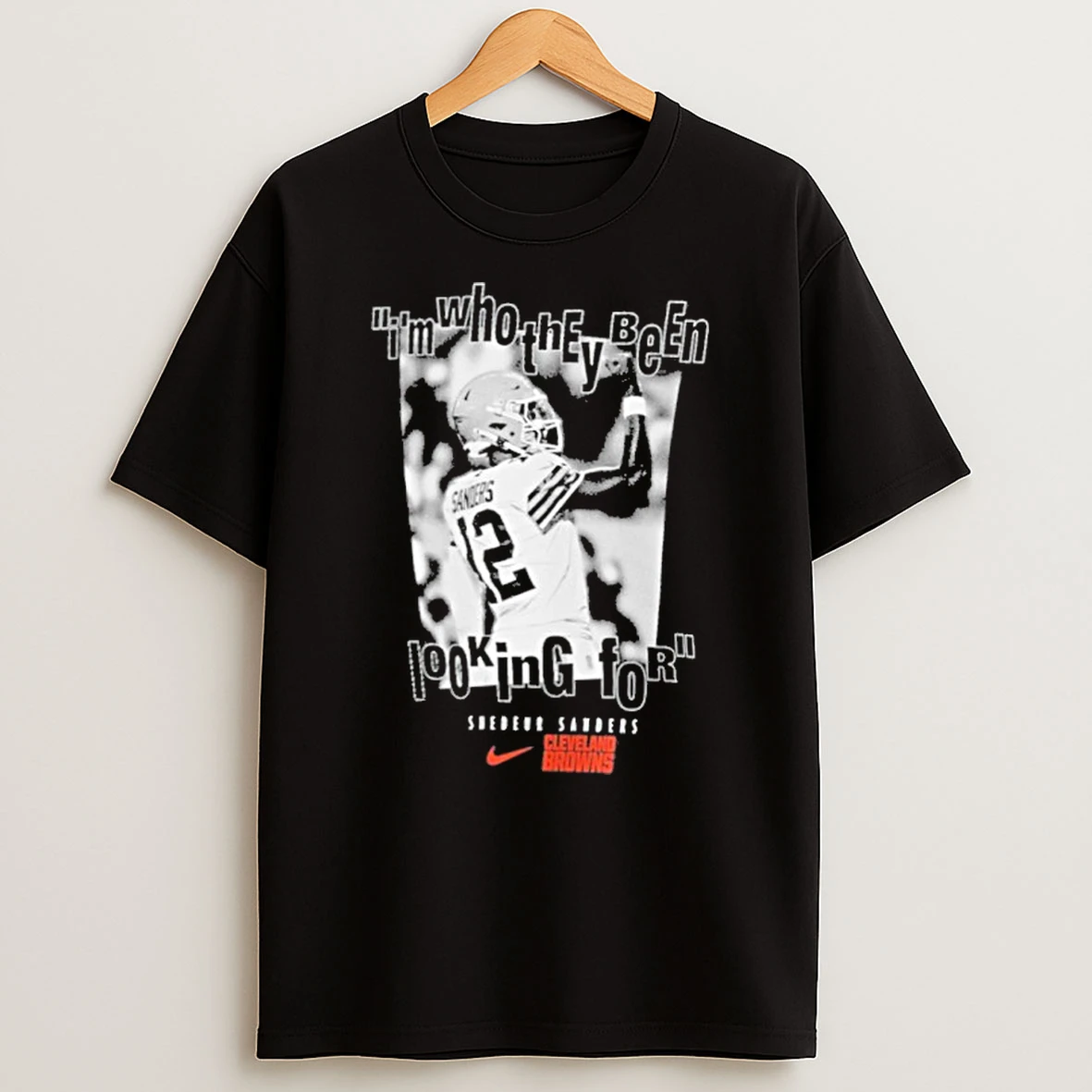 Shedeur Sanders Cleveland Browns Nike Im Who They Be En T Shirt